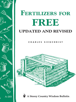 cover image of Fertilizers for Free